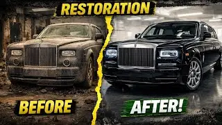 INSANE Rolls-Royce Phantom Restoration ASMR 😱 | Ultimate Luxury Makeover