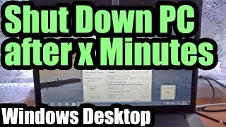 How to automatically Turn OFF your PC/Laptop after a few Minutes/Hours using a software? (DShutdown)