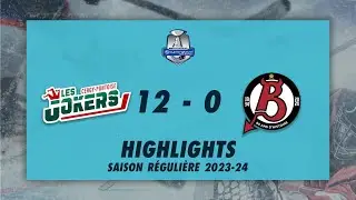 Jokers de Cergy-Pontoise 12-0 Diables Rouges de Briançon - Highlights - Synerglace Ligue Magnus