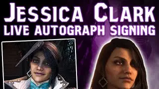 Jessica Clark Live Signing!