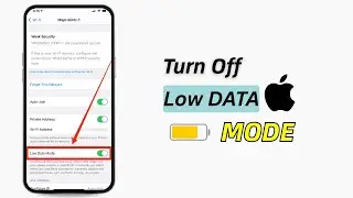 How To Turn Off Low Data Mode On iPhone (Full Guide)