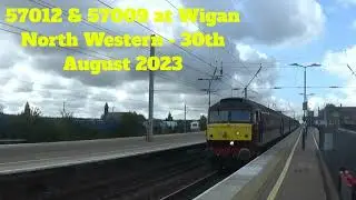 57012 & 57009 at Wigan North Western - 30th August 2023