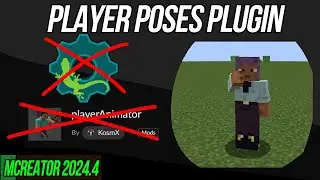 How to Use the PLAYER POSES PLUGIN | MCreator 2024