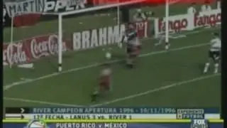 Lanus 3 River 1 Apertura 1996 Fecha 12 River Campeon