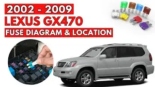 Схемы и расположение блоков предохранителей Lexus GX470 (2002&ndash;2009) Руководство пользователя