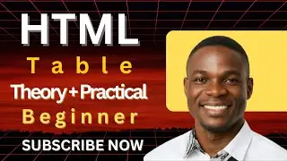 HTML table, tr, th, td, colspan & rowspan | HTML Tutorial for Beginners 2025