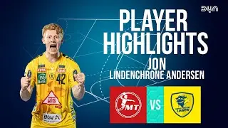 🤾&zwj;♂️One Man Show von Jon Lindenchrone Andersen Highlights vs. MT Melsungen |DAIKIN HBL|Dyn Handball
