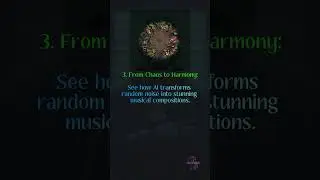 3. From Chaos to Harmony: See how AI transforms random noise into stunning musical compositions.