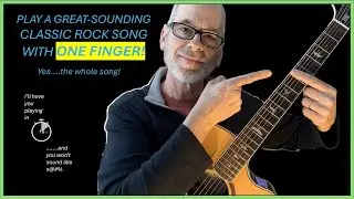 Easy Chords - After Midnight - A One-Finger Lesson #fyp, #guitarlesson 