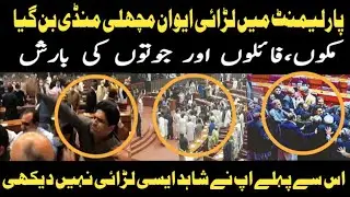 PARLIAMENTARY BRAWL: PTI & Govt Members Engage in Shocking Fistfight During Budget Session!