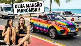 REA&Ccedil;&Atilde;O DAS PESSOAS EM BALNE&Aacute;RIO CAMBORI&Uacute; COM O CARRO DA MANS&Atilde;O MAROMBA