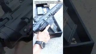 ASMR Airsoft HK417 EARLY VARIANT Recoil Shock 4 #viral #hk417d #fakegun #asmr