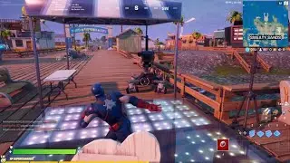 Fortnite - Week 4 Challenges -  Dance On Camera For 10s At Sweaty Sands