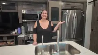 RV Kitchen Faucet upgrade. Replacing our old faucet with a new Valterra Phoenix faucet.
