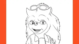 How To Draw Ugly Sonic (Chip 'n Dale: Rescue Rangers)