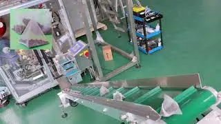 American Black Tea Pyramid Tea Bag Packaging Machine, Automatic Tea Bag Canning Packaging Machine