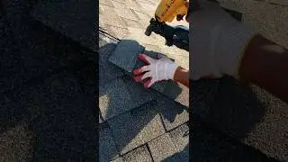 Installing Z Ridge/Hip and Ridge Cap Shingles #thunderboltroofingandconstruction #reels #roof