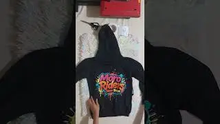 Gildan hoodie with customized DTF design