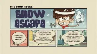 Loud House The Snow Escape/Snow News Day title cards