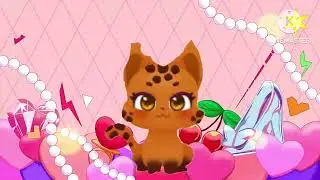Music animation cute kitten