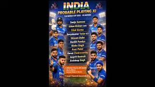 India vs Namibia Confirm Final Playing 11 |Ind vs Nam | ICC t20 World Cup 2026