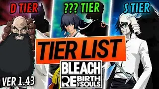 Bleach Rebirth of Souls FINAL TIER LIST