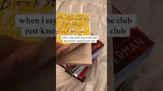who wants to start a bookclub?