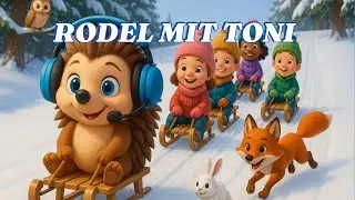 Rodel, rodel, eins, zwei, drei 🛷 | Toni's Mitmachlied zum Mitsingen ❄️