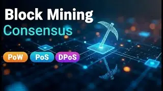 Blockchain Mining & Consensus Kya Hai? | PoW vs PoS vs DPoS | Miner Ka Kaam Explained #web3 #crypto