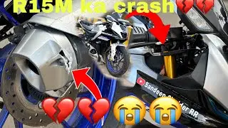 Meri R15 ka ho Gaya crash💔💔 10000 ka loss,2026 me 😭😭🚀. #yamaha #crash #yashomatimaiyasebolenandlala 