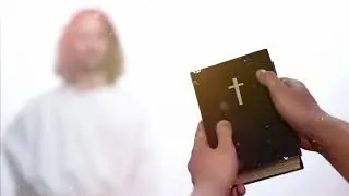 HOLY BIBLE with jesus background| HD | vfx footage