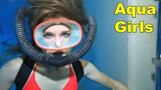 Bikini Scuba Girl Vintage Regulator