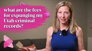 What are the fees for expunging my Utah criminal records?