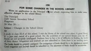 Application-28. For changes in the School Library (11 Class, Gen.Eng.)