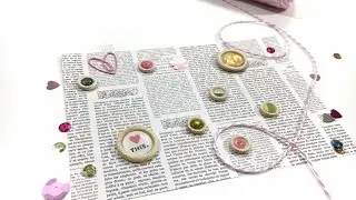 DIY Embellishments:  Wood Buttons