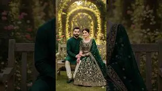 Ultra Realistic Mehndi Wedding Couple 😍 | AI Prompt Pic