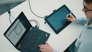 WacomOne Screen set up
