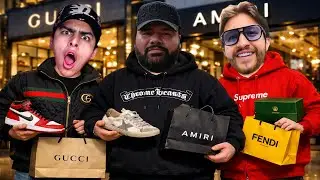 GASTANDO MUCHO DINERO en ROPA con EL BARBAS y WILLITO en USA 🤑| LONCHE
