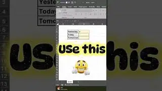 Quick Excel Tip: TODAY Function 😎