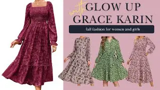 Grace Karin Fall Fashion | Amazon Dresses That Make You Feel Beautiful 🍷🍁