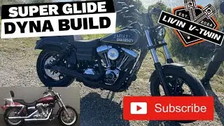 Dyna Super Glide: сборка с нуля | Полная кастомная трансформация Harley!