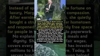 Margot Robbie Used Her Barbie Success to Feed a Community 💖