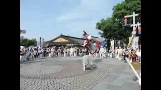 Traditional Flag Waving Performance - Hanok Village - Jeonju - [SOUTH KOREA]