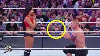 10 WWE Wrestlers Who BROKE CHARACTER On Live TV!