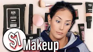 FULL FACE OF $1 STORE MAKEUP | IS IT WORTH IT