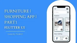 Furniture Shopping App | Part 1 | Flutter Tutorial 2023 | Flutter UI | Flutter Widget | Flutter