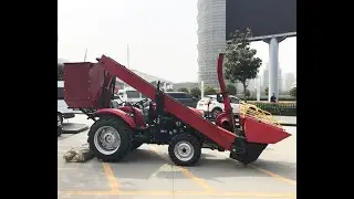 Tractor Mounted Corn Harvester Silaging and Harvesting
