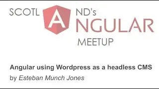 Angular using Wordpress as a headless CMS
