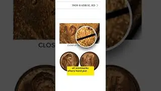 1909-S Penny? S over horizontal S? #coin #coincollecting #penny #heritcoin