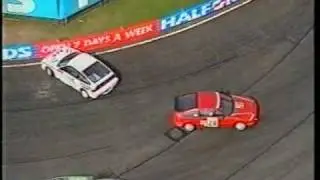 1990 - Birmingham Superprix - Addison and Storr accident